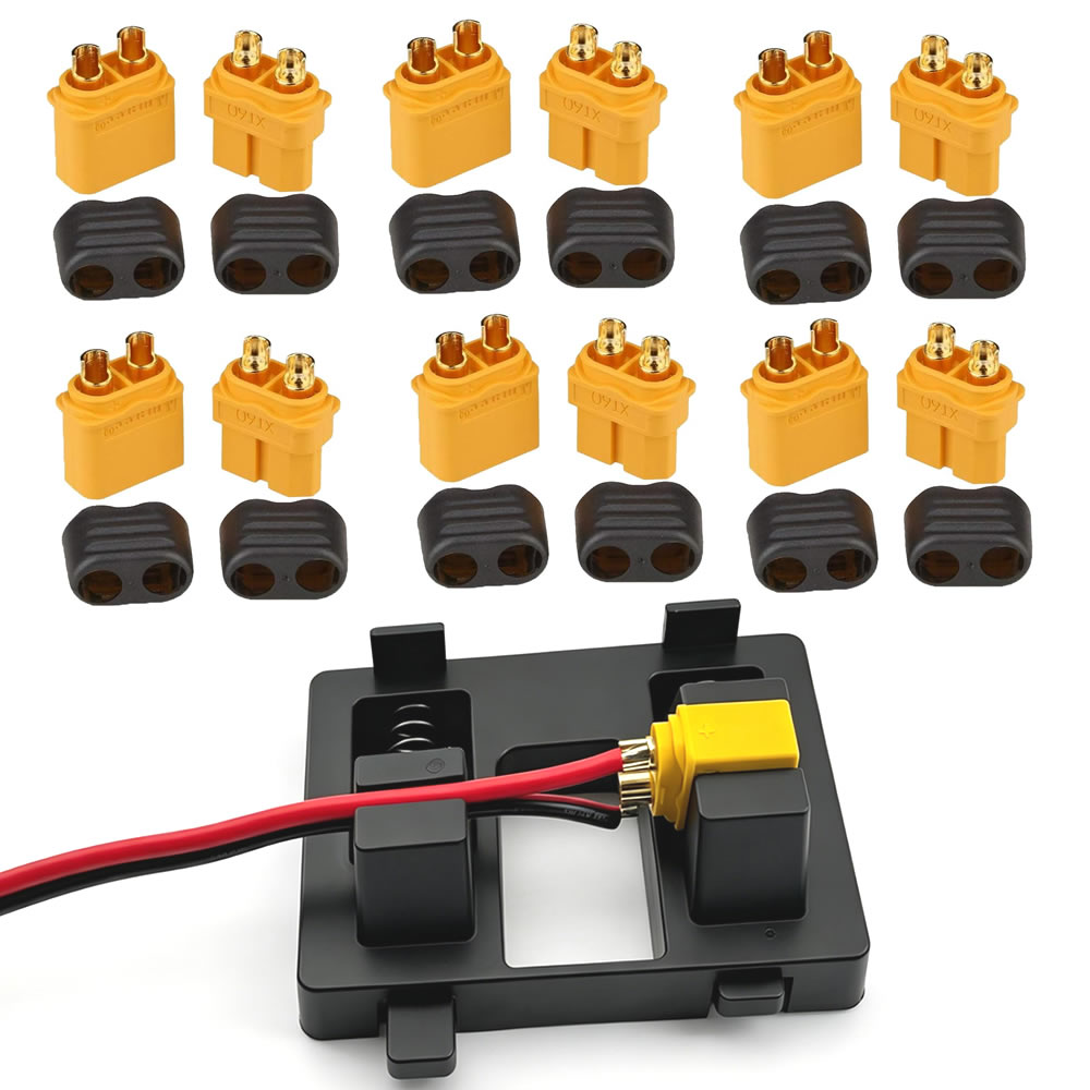 Drone Battery Adapter - Conector XT60 com Carcaça Protetora, Plugue
