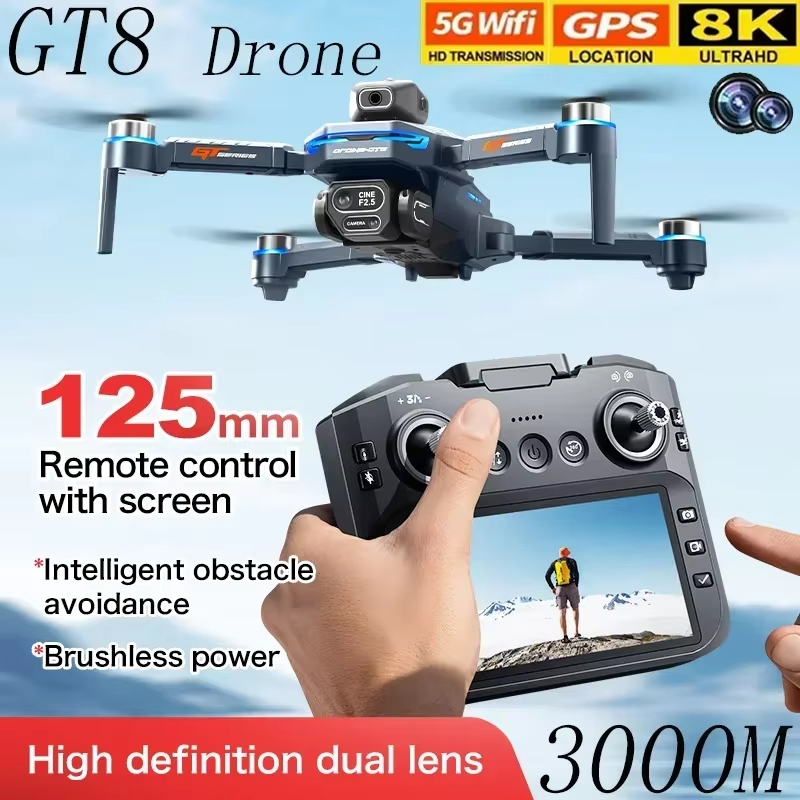 Drone GT8 com Tela de 4,3 Pole - Jjrc Drone X12 avaliação e preço